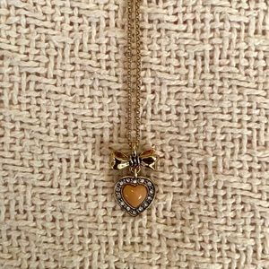Juicy Couture Heart Pendant Necklace in Gold